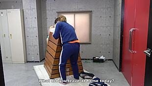 japanese teacher spanks and licks masochistic student into submission