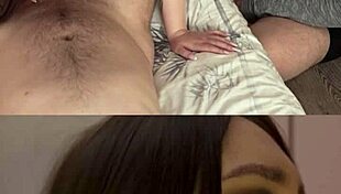 sh curvy wife blows fat old cock while cuckold watches