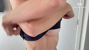 Sexy wife gets fucked hard by husband's best friend as cuckold delays