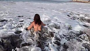 Stepmom Entices Stepson To Bare Beach Photoshoot Session