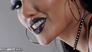 Cock hungry Chloe Amour begs for sloppy threesome banging!