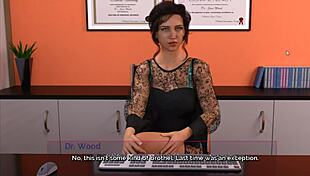 Horny patient bends milf doctor over for tight ass pounding hospital