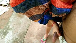 stepmom pees backyard then quick fuck cums on boobs