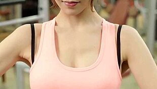 Korean Trainer's Gym Client Tease