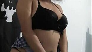 stepdad bends me over in costume for horny home fuck