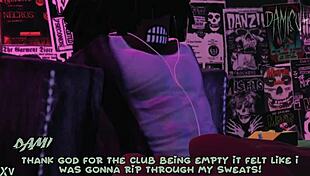 dami strokes monster cock amid club dancing frenzy