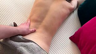 Fucked Stepmom During Massage! Russian Amateur Moans With English Subtitles