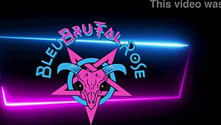 Bleubrutalrose's sloppy bunny cosplay deepthroats huge cock before anal play