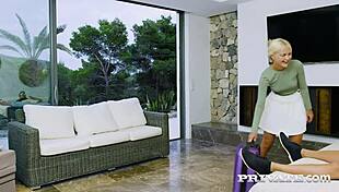 marica chanelle's titty fuck leads to deepthroat anal cowgirl and messy facial finish