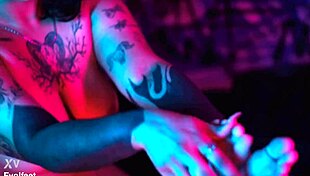 acidalia's first steamy foot worship with latina lesbian licks