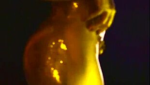 Nastya Vdovik flaunts golden big ass thong panties nasty