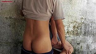 Wife out, short maid rides my cock! 🔥🍑