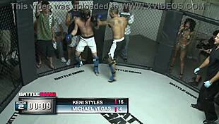 think you can handle this milf's big tits bouncing in the mma ring?