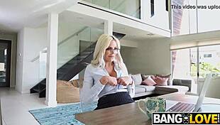 busty secretary nina elle rides cowgirl doggystyle missionary before hardcore creampie finish