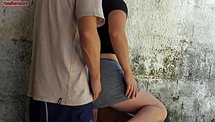 Wife out, short maid rides my cock! 🔥🍑