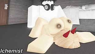 random roblox whore gets fucked hard 😈🎮
