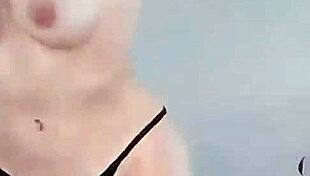 Korean teen solo teases her natural body sensually