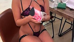 hey, watch blonde bombshell luna luxe stroke and suck that huge cock babe