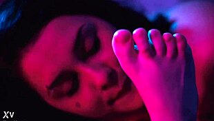 acidalia's first steamy foot worship with latina lesbian licks
