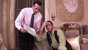 hot sluts with huge tits take double penetration and cumshots in group pounding