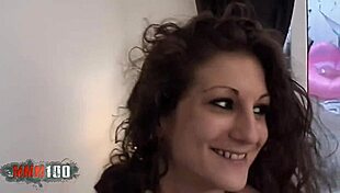 Skinny French Babe Alys Rebel's Ass Roughly Fucked by Antonio in Quickie