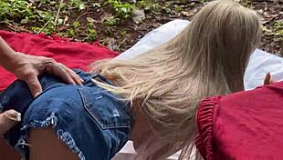 Wanna see this hot blonde give up her tight ass with a sneaky sex toy?