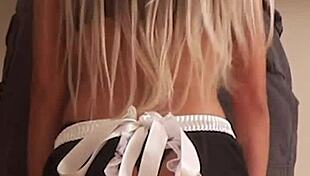 hey candie cross as french maid get that face fucked sloppy deep 😈🧹