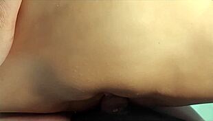 double penetration stretches shaved fuck doll pussy close-up