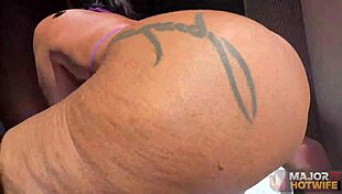 wild blonde milf leya falcon's big ass bent over for rome major's big black cock in bedroom