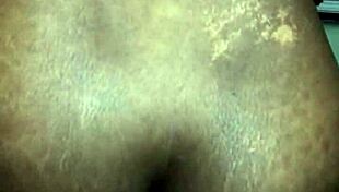 sexy ebony solo babe rides huge dildo to creamy black pussy cum homemade