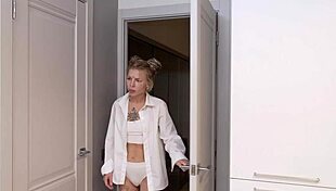 friend joins movie night for sloppy deepthroat cum