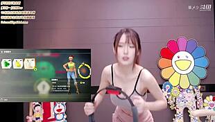 petite ebony teen bent over for rough anal in amateur casting on sofa