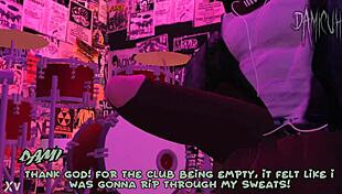 dami strokes monster cock amid club dancing frenzy