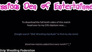 who loses the bra panties strip wrestling and gets dildoed diapered next?