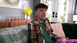 his talking penis lures him into stepmom threesome with cowgirl doggystyle riding