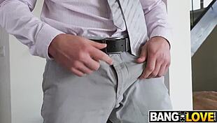 busty secretary nina elle rides cowgirl doggystyle missionary before hardcore creampie finish