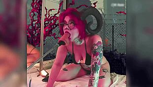 redhead slave's toys make her pussy drip in sensual orgasm bliss