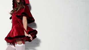 Leanna Decker as Little Red Riding Hood Bares Huge Natural Boobs