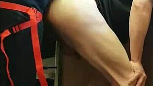 Pegging boyfriend's ass in kitchen cornfield bathroom ass to mouth