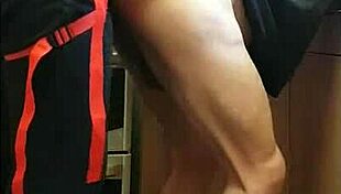 Pegging boyfriend's ass in kitchen cornfield bathroom ass to mouth