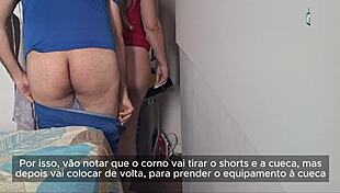 married brazilian bride takes loads bareback, cum leaks from her pussy 😍💦