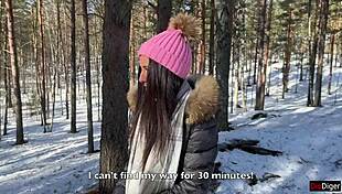 wanna feel my cum dripping from your pussy after forest creampie sex?