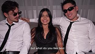 camila henao interviews for le iane with rough dvp double vaginal pounding