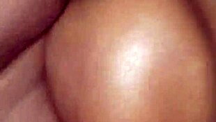 Juicy Ebony Ass Bent Over for Daddy's Monster Cock Pounding
