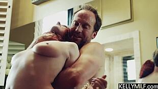 Stallion Pounds Horny Redhead Milf Penny Lay Hard