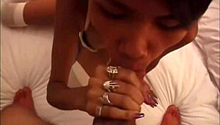 asian nympho slurps big dick before wild pov pounding