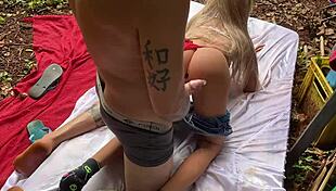 Wanna see this hot blonde give up her tight ass with a sneaky sex toy?