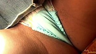 Marina's Perky Hubby Peeks Up Skirt Then Shaves Her Tight Cunt