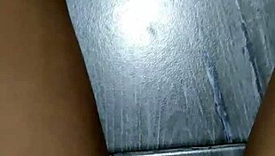 Sissy Cuckold Watches Girlfriend Fucked Bareback by Lover in Chastity Cage