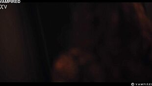 nerdy vampire leana lovings rips clothes off asian rikako katayama for wet lesbian scissoring